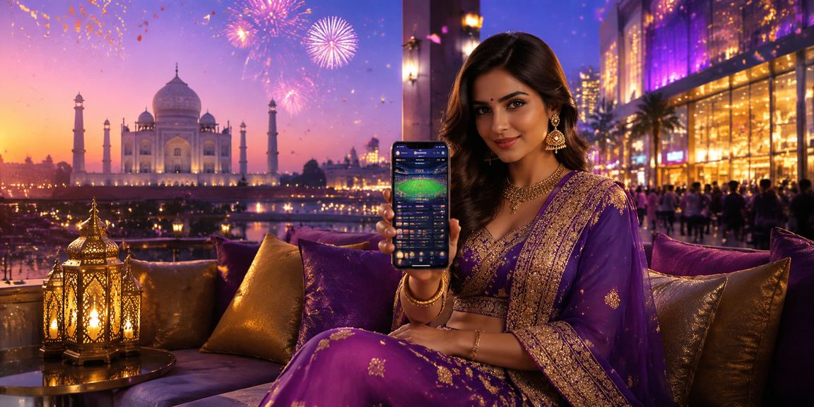 Teen Patti gameplay interface with Indian Taj Mahal backdrop