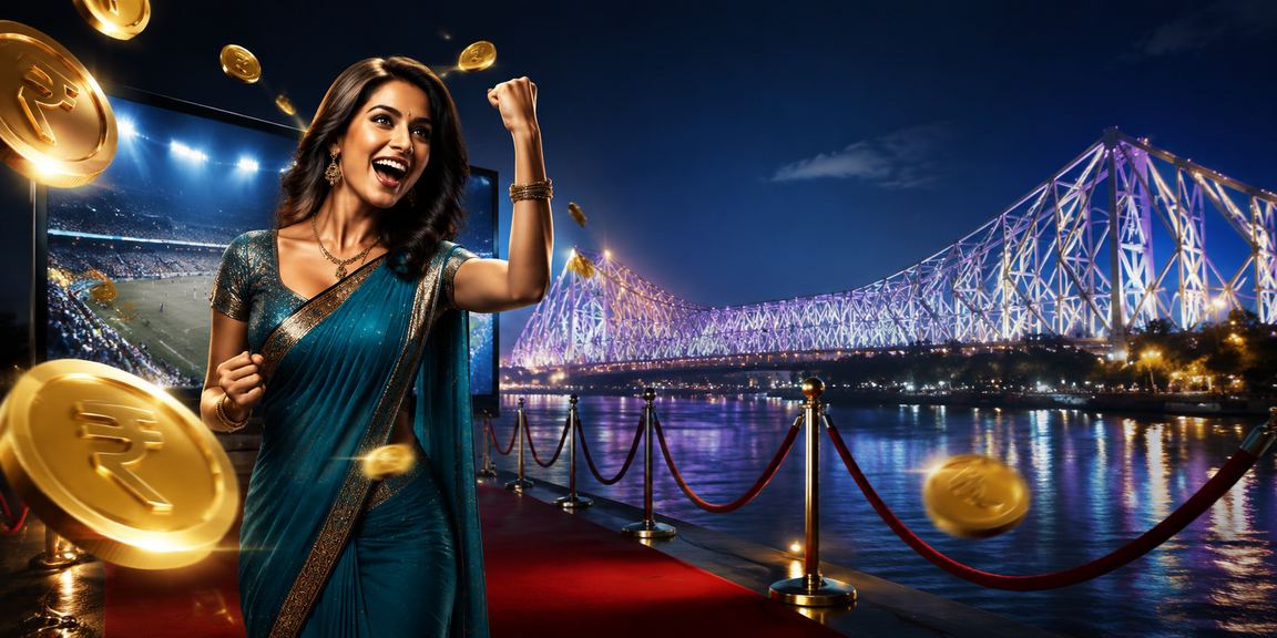 Happy player registering on online gaming platform in Kolkata